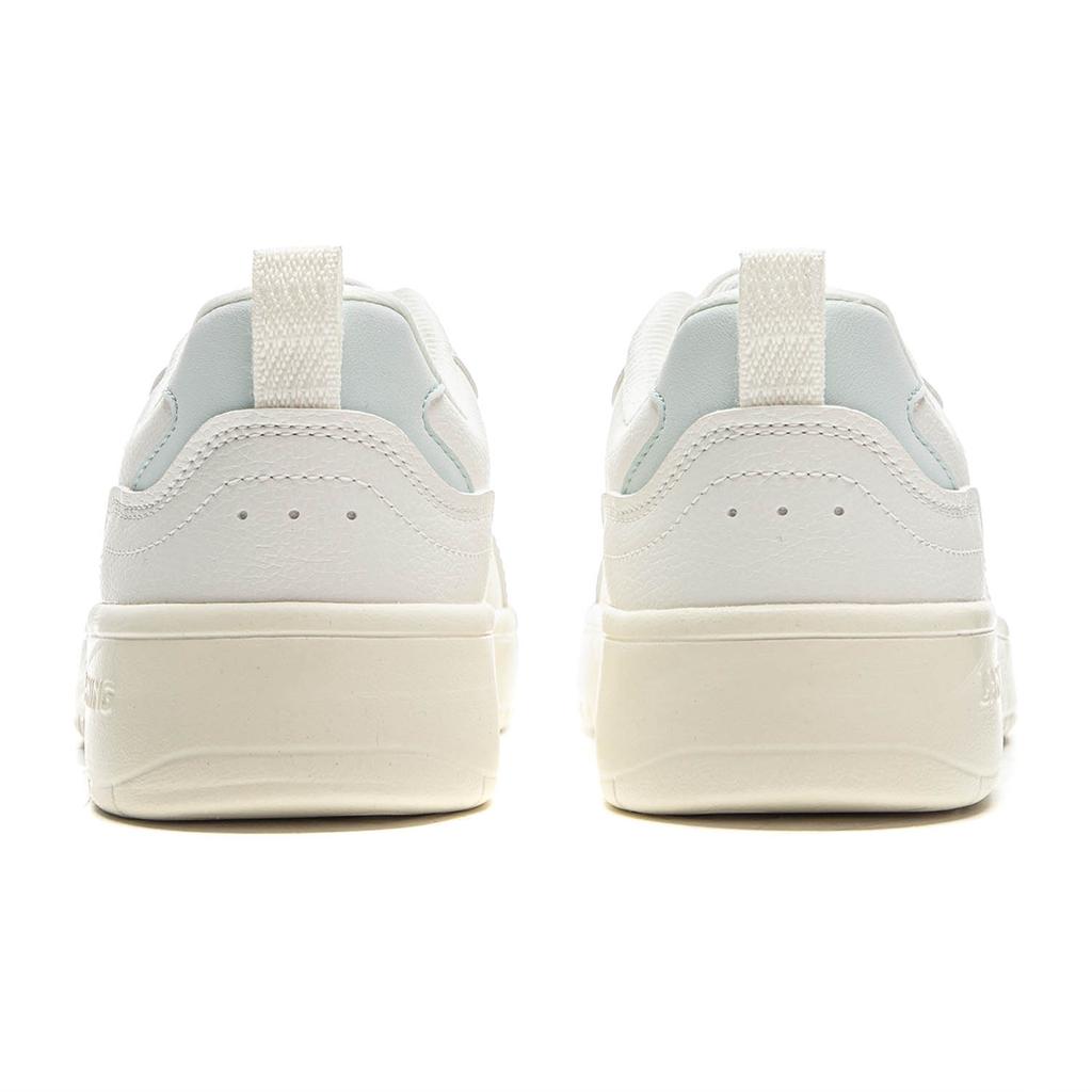 Li Ning Wheat Age Slip Resistant, Abrasion Resistant, Breathable, Height Increasing Low top Skateboard Shoes Women's AGCV312-4