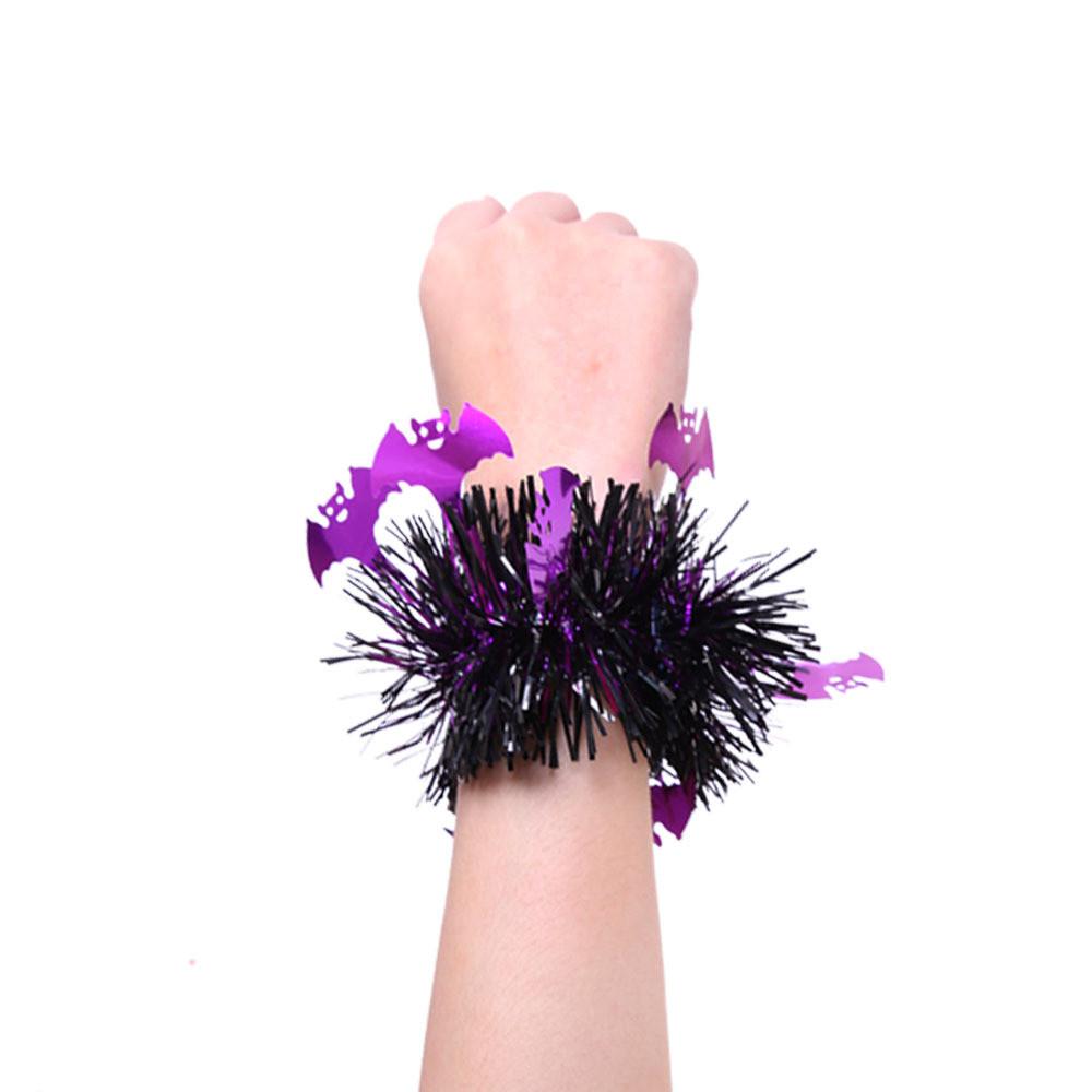 Halloween Creative Decoration Wristbands Featuring Pumpkin And Bat Designs Parties For