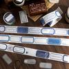 Journal GO 2.5x200cm Vintage Simple Label Tape Decorative Retro Masking Tape Diy Diary Stationery Scrapbooking Material Stickers