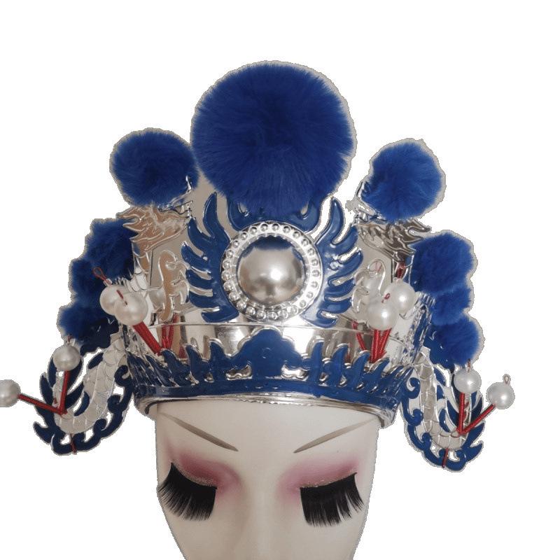 Small Ezi Peking Opera Prop Hat - Drama Headwear & Performance Supplies
