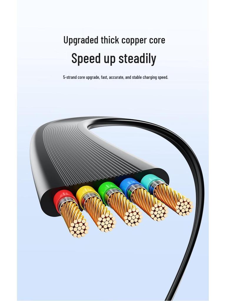 240W Super Fast Magnetic Retractable Charging Cable for iPhone 17 Pro Max