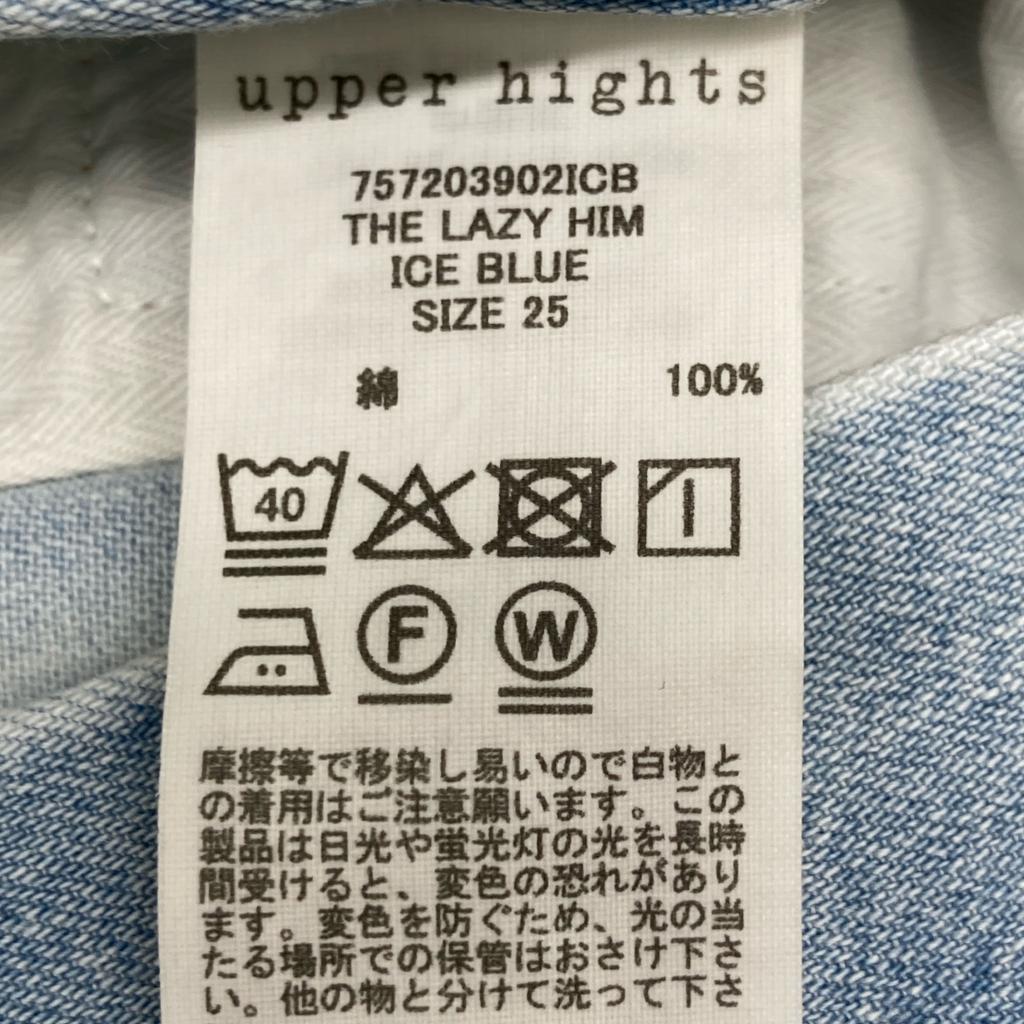 upper hights [HPS Exclusive] Light Blue THE LAZY HIM Light Denim Bottoms 25 Light blueUsed