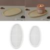 DIY Crystal Oval Trays Silicone Molds Unique Storage Dish Resin Molds Birthday Gifts Rolling Tray Mold DIY Plate Molds