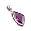 Natural Alexandrite Gemstone 925 Solid Sterling Silver Jewelry Pendant 1'' t4O18