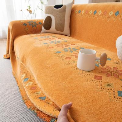 Copridivano universale antigraffio in jacquard per tutte le stagioni, asciugamano per aria condizionata, coperta lavorata a maglia, asciugamano per divano Posey