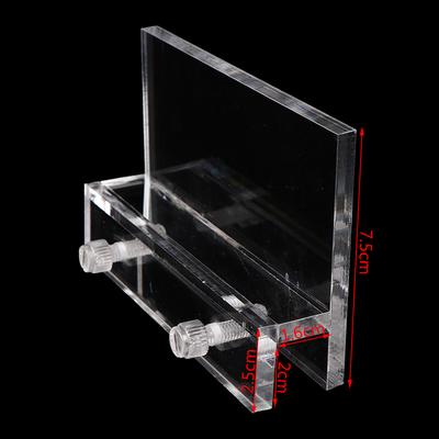 1Pc Aquarium Clear Fish Tank Led Light Holder Lamp Fixtures Support Stand