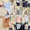 Soft Creative Plush Tissue Holder Stuffed Animals Washable Hanging Paper Case Bag Universal Car Tissue Hanger for Vehicle
