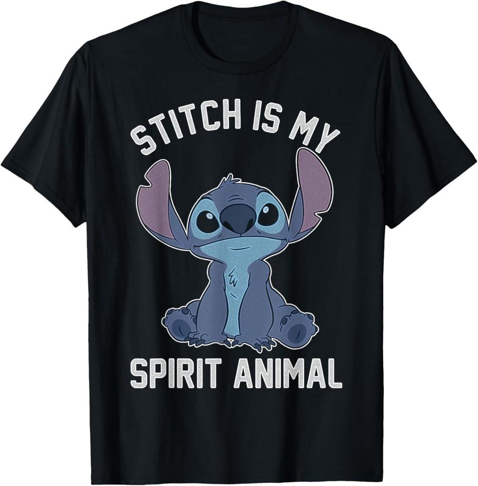 Lilo & Stitch My Spirit Animal Portrait T‑Shirt M