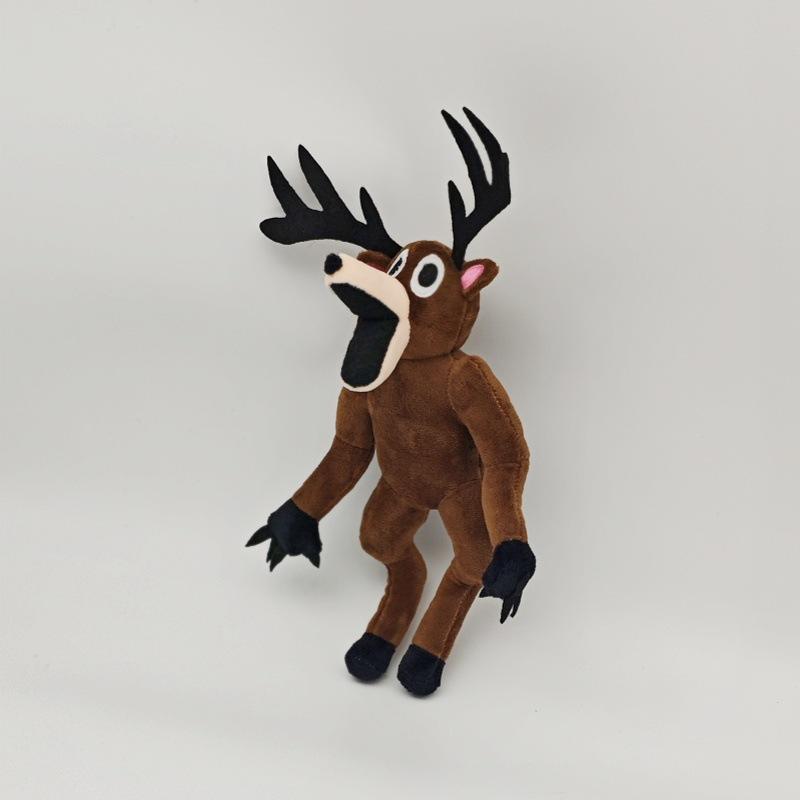 Non-Toxic New 99 Nights Inthe Forest Deer Plush Toys Movie Stuffed Animals Deer Toy Fans Birthday Gifts Toys For Kids Halloween Gifts