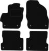 Black Velour Floor Mats For: Mazda 3 II BL Hatchback, Sedan (2008-2013)