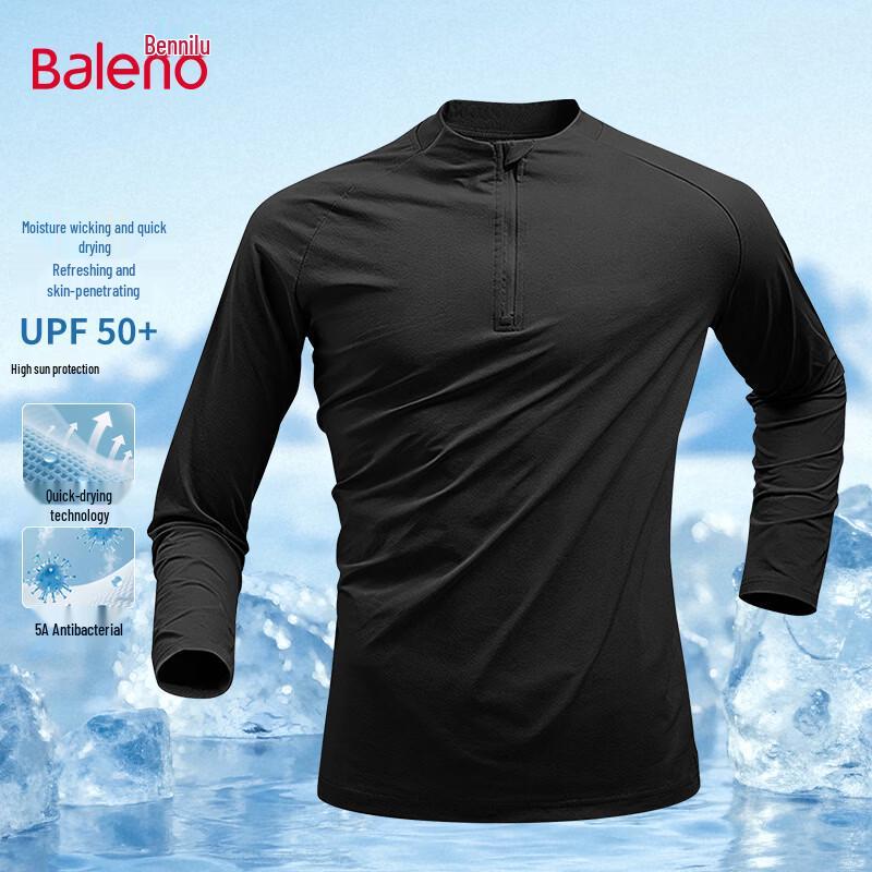 Baleno Men's UPF50+ Sun Protection Quick-Dry Long Sleeve T-Shirt