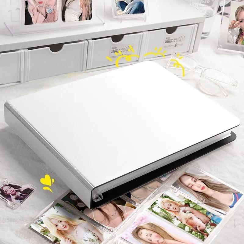 Photocard Binder 3Inch Photo Album Idol Kpop Photocard Holder Photo Cards Collect Book Korean Ins Style Photo Card Binder