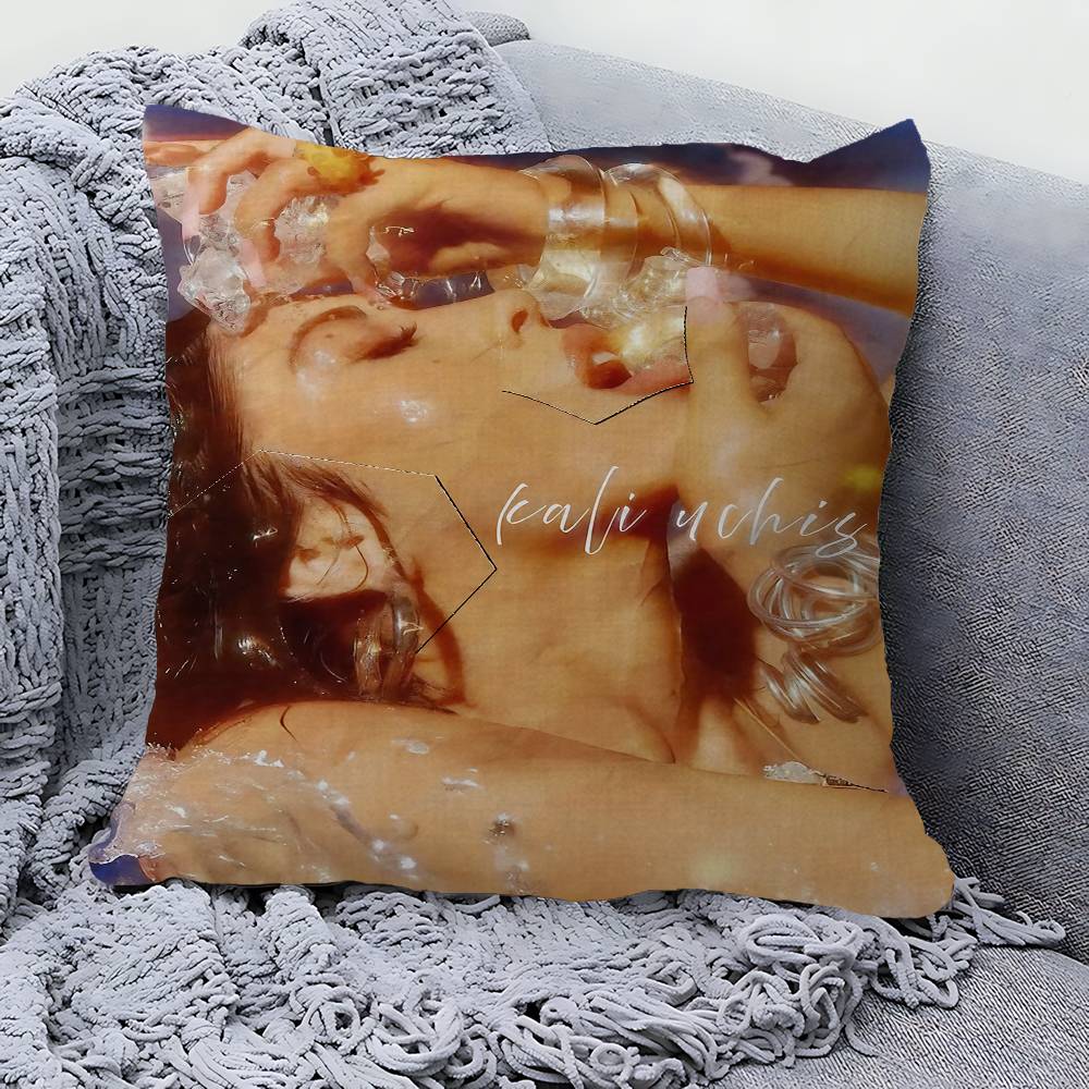 Sängerin K-Kali Uchis Kissenbezug Kissenhülle Dekor Kissenbezug Bedruckter Kissenbezug Für Sofa