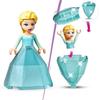 LEGO® 43199 Disney Elsas Schlossgarten, Bauspielzeug für Kinder, Mini-Puppe aus Die Eiskönigin 2 und Diamantkleid