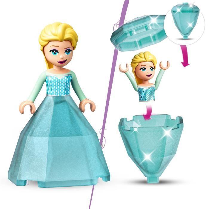 LEGO® 43199 Disney Elsas Schlossgarten, Bauspielzeug für Kinder, Mini-Puppe aus Die Eiskönigin 2 und Diamantkleid