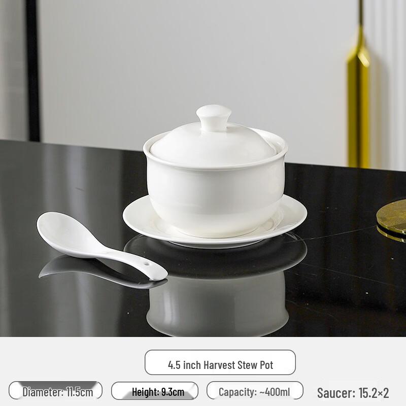 Ceramic Double Boiler Stew Pot