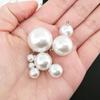 10PCS Handmade Imitation Pearl ABS DIY Dangle Earrings Pendant Pearl Buttons for Sweater  Women