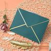 Elegant A7 European Gold-Edge Invitation Envelopes for Weddings & Parties