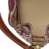 Tory Burch T Monogram Double T Logo Dutch Quilted Metal Ring Drawstring Bucket Bag Leather Shoulder Crossbody Tote Women bags Brown 138906-639