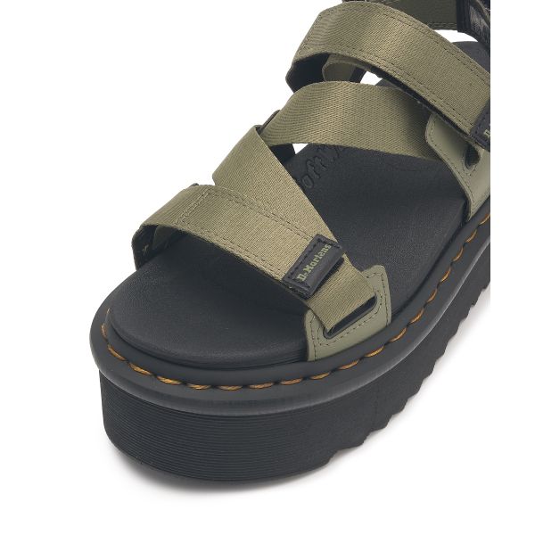 Dr. Martens Sandalias de Playa Cómodas Versátiles Sandalias Unisex Verde 31805357