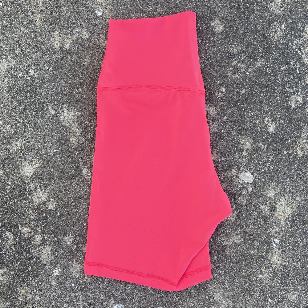 Women's High-Waist Double-Sided Brushed Cycling Yoga Shorts | Breathable, High Elastic, Anti-Exposure 4-Point Design
