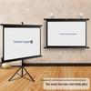 100-Inch Projector Screen with No-Punch Stand for Outdoor Use