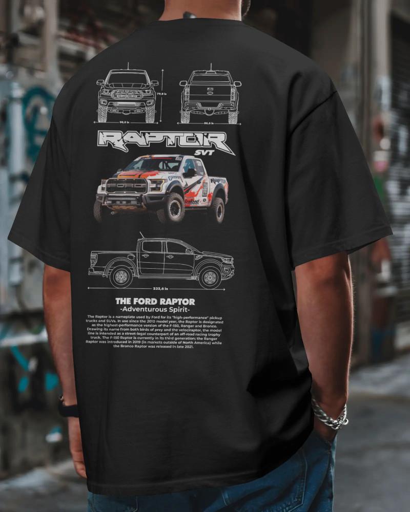 

Ford Raptor Fan Art Graphic Tee • 100% Cotton Unisex Shirt S