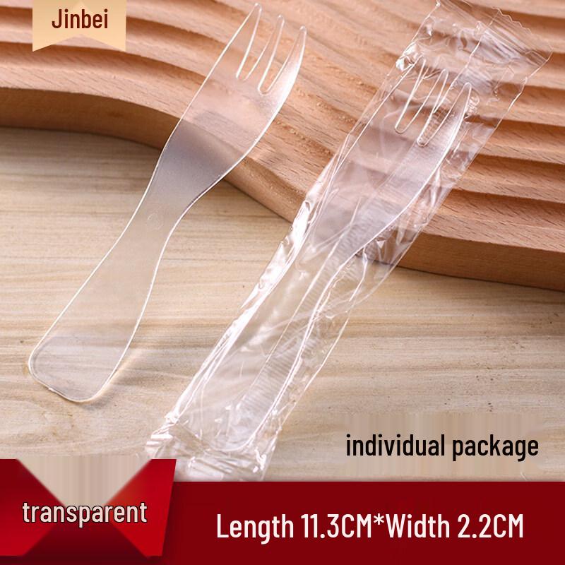 Individually Wrapped Disposable Plastic Fruit Forks