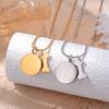 Customized Stainless Steel Round Urn Necklace Ashes Jewelry for Women Men Pet Keepsake Pendant Memorial Locket Ash Holder