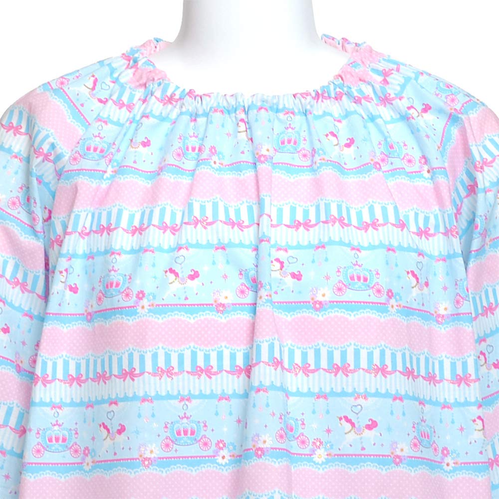 COLORFUL CANDY STYLE Kittel für Kindergarten Lange Spitze Tüll und N1137930 Mädchen, Kinder, Kindergarten, Schule, Ärmel, 140-160cm, Karussell (Licht