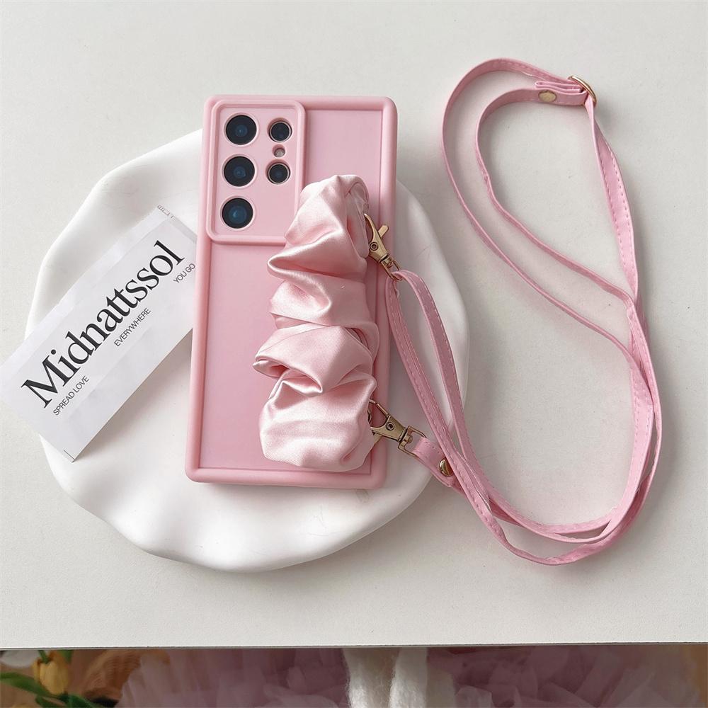 Crossbody Wrist Strap Phone Case for Samsung Galaxy S25 S23 S22 Plus S24 S21 FE Note 20 Ultra A56 A36 A55 A26 A16 A35 A15 5G