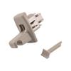 Precise Fit Sun Visors Clip Holder High Strength ABS Construction For Select Car Models Secure Antislip Design Easy Snap Installation