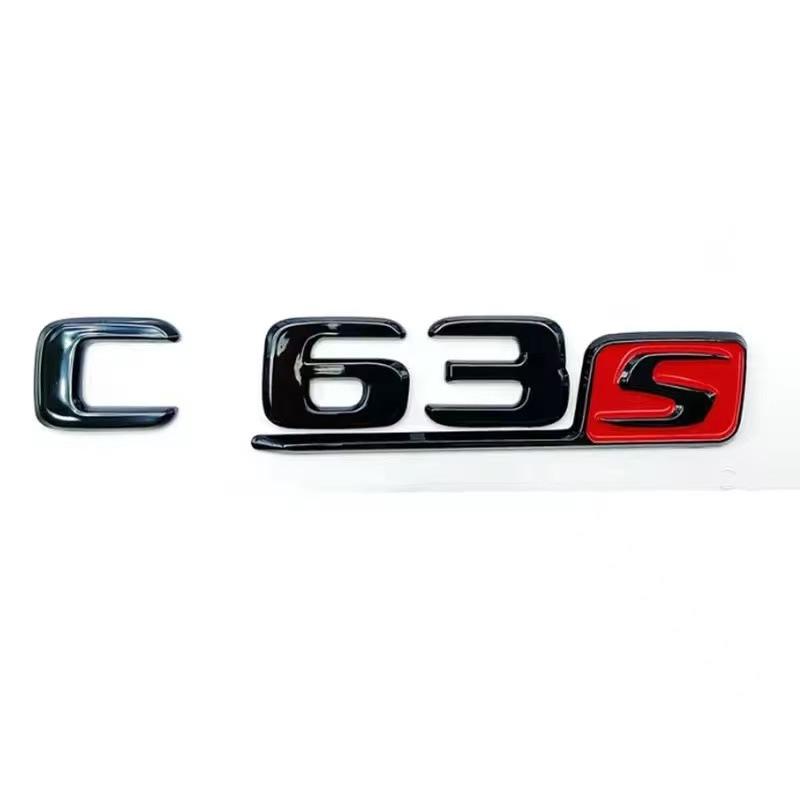 Black AMG Letter Badges for Mercedes C-Class, E-Class, GLS63s, E63s, C63s - Rear Tail Modified Car Stickers
