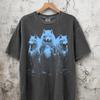 Camiseta Guardián Lobo, Camiseta Celta Pagana Bosque, Gráfico Místico Fauna Salvaje, Regalo Lobo Folclore Antiguo