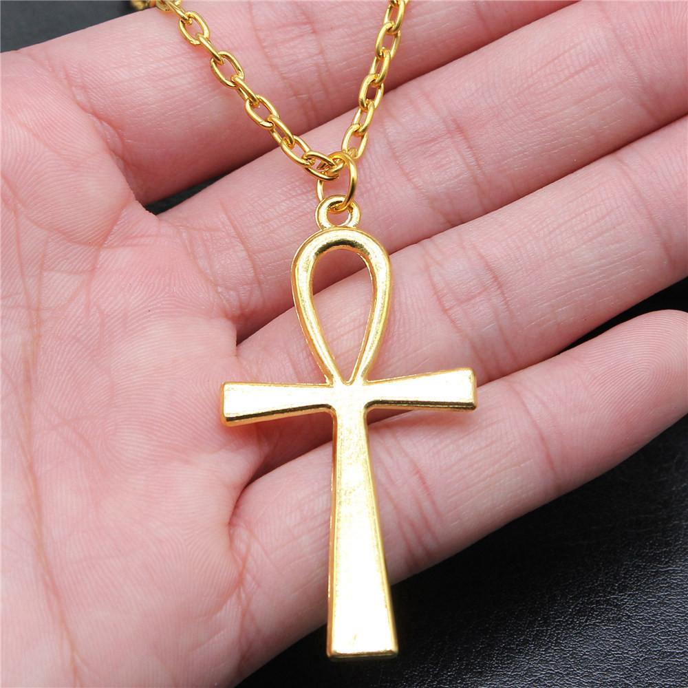 Amuletă talisman de culoare aurie, colier cu lanț lung de 45 cm sau 70 cm, bijuterii feminine, aniversare de nuntă, etnice pentru tine