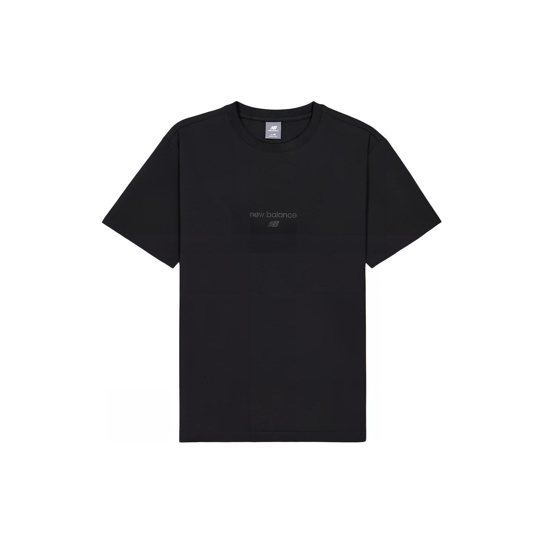 New Balance Embroidery Logo T-Shirt Asia Sizing  Black  Men s AMT41653-BK S