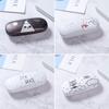 Cute Pattern Glasses Case Hard Leather Eyewear Protector Fashion Sunglasses Box  Women