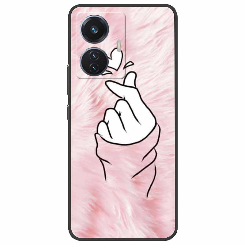 Christmas Case For Vivo T1 44W Soft Silicone Back Cover for Vivo T1 4G Snapdragon 680 Phone Case Cartoon V2153 VivoT1 4G Funda