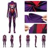 Ijesztő Halloween Jelmez Body - Fekete Piros Magas Nyúlású Tej Selyem Nyomtatott Jumpsuit Felnőtteknek