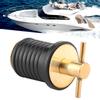 Dop de scurgere din cauciuc de 1 inch cu mâner T, cu răsucire, Accesorii marine pentru coca, bazin de apă vie, bilă de barcă, oglindă, perete de mare, bazin de momeală