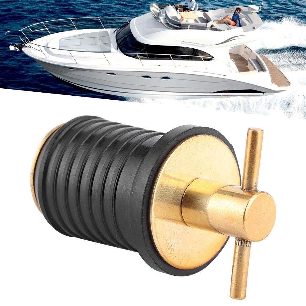 Dop de scurgere din cauciuc de 1 inch cu mâner T, cu răsucire, Accesorii marine pentru coca, bazin de apă vie, bilă de barcă, oglindă, perete de mare, bazin de momeală