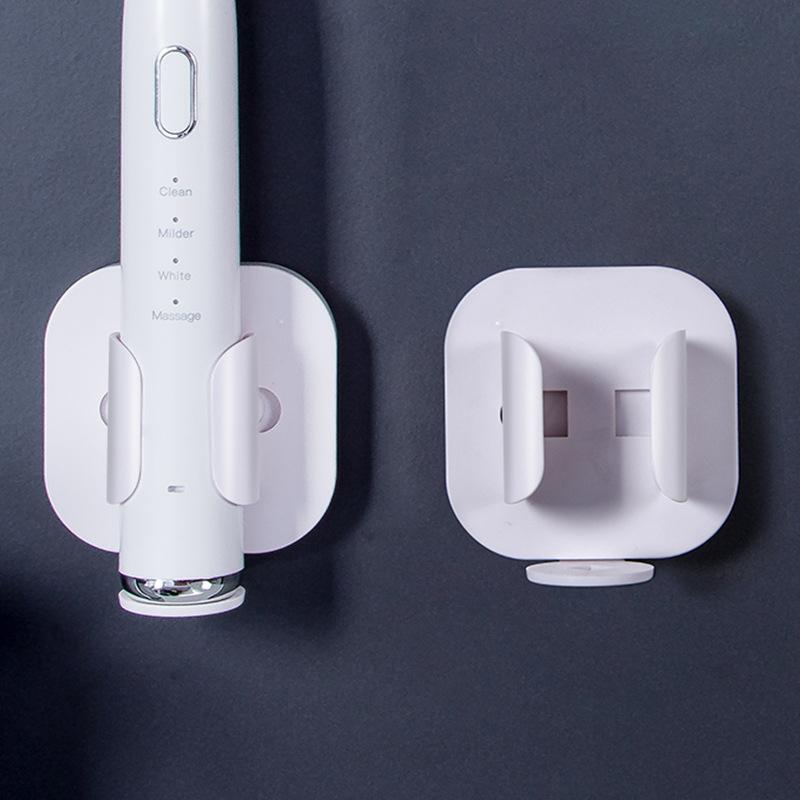 

Multi-purpose Hooks Electric Toothbrush Holder Traceless Toothbrush Rack Wall-mounted Holder Bathroom Organizer Accessories