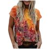 Women's Casual T-shirt Graphic Vintage Print Round Neck Tops Basic Loose Tops