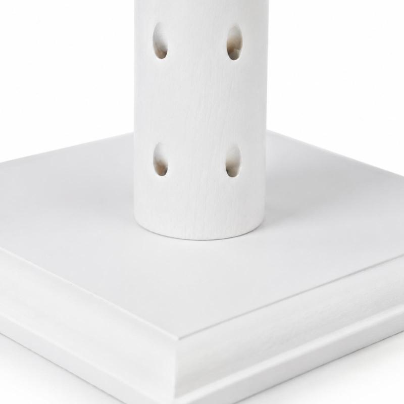 60-Hole Wooden Confection Display Stand Set, Two Screw-Fastened Displays for Positioning Stick-Mounted Candy in a Vertical Arrangement