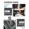 For Mercedes Benz B W245 2005-2011 Real Carbon Fiber 2Pcs Gear Stickers Shift Panel Auto Interior Cover Decoration