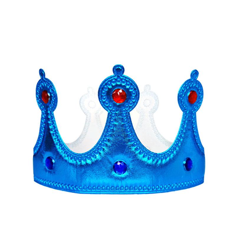 Royal Gold Crown Headdress for Kids' Costume Party