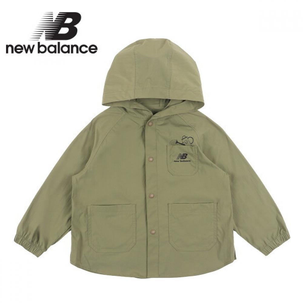 

New Balance Kids Shirt Hooded Jacket Khaki 100