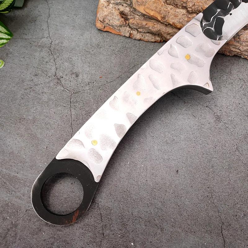 Stainless Steel Handle Kitchen Knives Chop Bone Cleaver Meat Vegetable Boning Butcher Knife Hand Forgedf Blade Chef Heavy Knife
