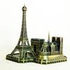 Eiffel Tower Notre Dame Arc De Triomphe Building Model Metal Antique Bronze Figurine World Famous Landmark Architecture Decor