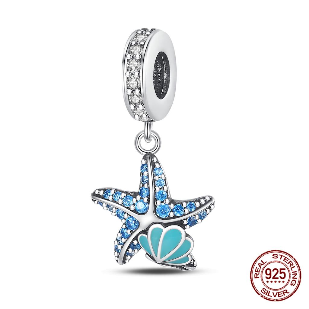 Authentic 100 copper Shell Luminous Bead Charms Crab Octopus Charm Bead Charms Compatible With Authentic Bracelets Do It Yourself Jewellery Making Wo